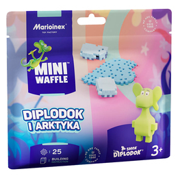Klocki konstrukcyjne WAFLE MINI Diplodok i Arktyka 1