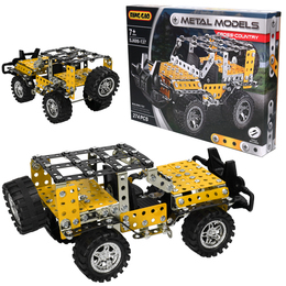 MAŁY KONSTRUKTOR 274el terenówka jeep żółty 1