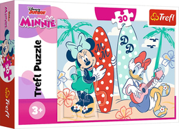 Puzzle 30 Kolorowa MINNIE Myszka  1