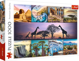Puzzle 1000 Kolaż Afryka 1