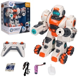 KOSMICZNY ROBOT zdalnie sterowany - jeździ, strzela, para wodna 1