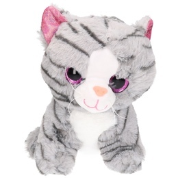 Maskotka KOT SIEDZĄCY Z GŁOSEM 23cm miauczy 1