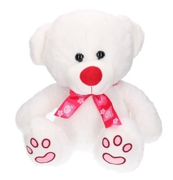 Maskotka MIŚ Z KOKARDKĄ 35cm 1