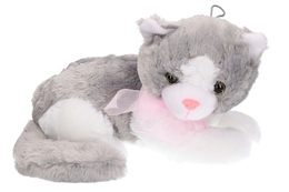 Maskotka KOT leżący z głosem 48cm miauczy 1