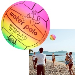 Piłka wodna gumowa plażowa RAINBOW WATERPOLO 1