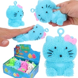 KOTEK KITTY świecący puffer ball gniotek 1