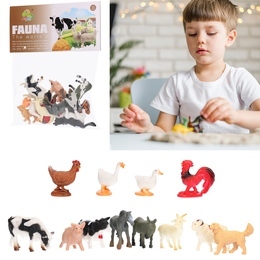 Figurki ZWIERZĘTA DOMOWE farma  1