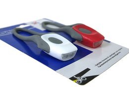 Lampka rowerowa LED tył przód - zestaw 2szt 1