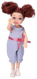 Lalka mini w sukience - kieszonkowa 1