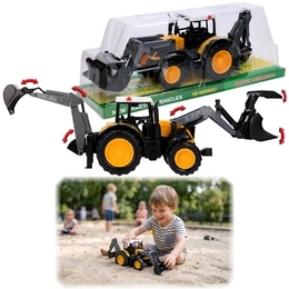 Traktor koparka z ładowaczem, spychacz 1