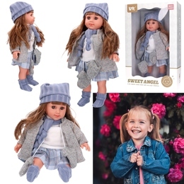 Lalka 36,5cm w sweterku - mówi śpiewa PL SWEET ANGEL promocyjna cena! 1