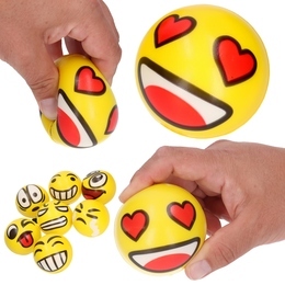 Piłka piankowa EMOTIKON 6,5cm 1