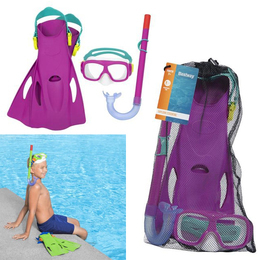 Maska do pływania z rurką i płetwami Dominator Snorkel Mask 1