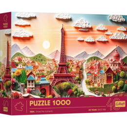 Puzzle 1000 Paryż z efektem 3D 1