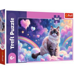 Puzzle 160 Domowy kotek 1