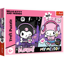 Puzzle 160 Kuromi rządzi 1