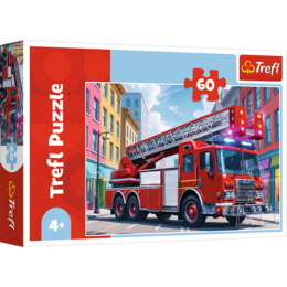 Puzzle 60 Wóz strażacki 1