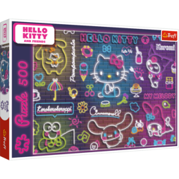 Puzzle 500 Neon Hello Kitty 1