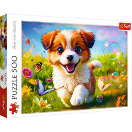 Puzzle 500 Wesoły Piesek 1