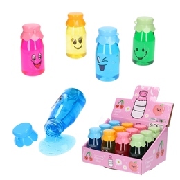 Slime buteleczka, masa żelowa, glut z brokatem 1