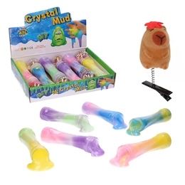 Slime, masa żelowa, glut kapibara z kulkami 1