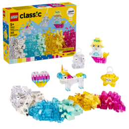 Klocki Lego Classic Magiczny zestaw z przezroczystymi klockami 1