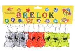 Brelok odblaskowy pies 12szt 1