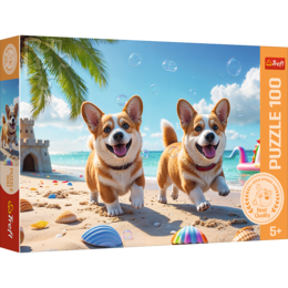 Puzzle 100 Corgi - piesek 1