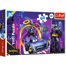Puzzle 60 Batwheels Batman i jego pojazdy 1