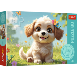 Puzzle 60 Szczeniaczkiem być! 1