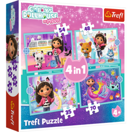 Puzzle 4w1 Wielka przygoda Gabby 1