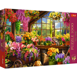 Puzzle 1000 Tea Time: Przygotowania do wiosny Premium Plus Quality 1