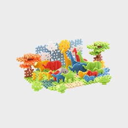 Klocki konstrukcyjne WAFLE MINI sawanna ANIMALS 100el 1