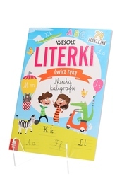 Książka Wesołe literki - nauka KALIGRAFII 1