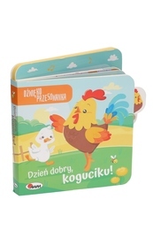 Książka DZIEŃ DOBRY KOGUCIKU dźwiękoprzesuwanka 1
