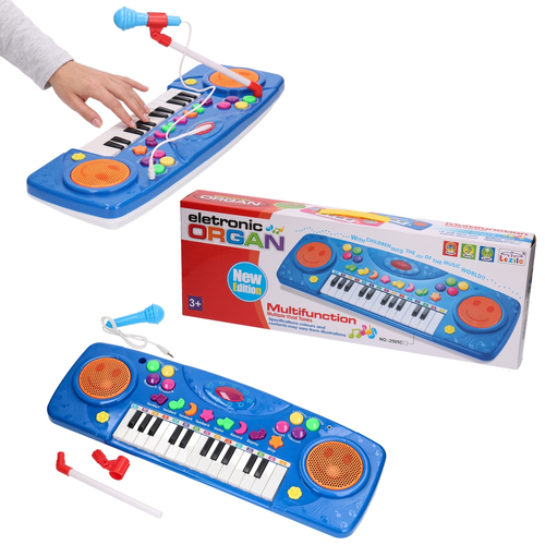Organy, pianinko  keyboard + mikrofon 1