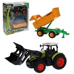 Traktor zestaw z maszynami 6w1 MAŁY FARMER światło dźwięk 1