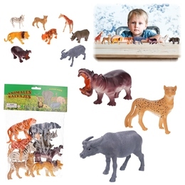 Figurki ZWIERZĘTA różne - ZOO 1