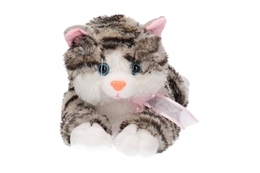Maskotka KOT leżący z głosem 45cm miauczy 1