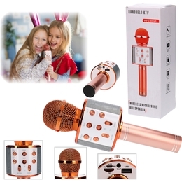 Bezprzewodowy mikrofon KARAOKE USB 1