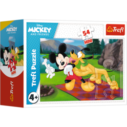 Puzzle 54 mini Myszka Miki i przyjaciele 1