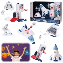 ZESTAW KOSMICZNY rakieta astronauta - dźwięki, światła 1