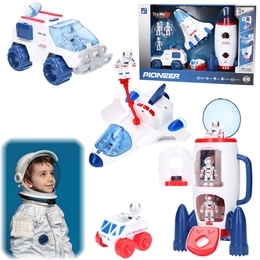 ZESTAW KOSMICZNY rakieta astronauta - dźwięki, światła 1