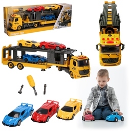 Auto do skręcania POMOC DROGOWA z dźwiękami LAWETA 1