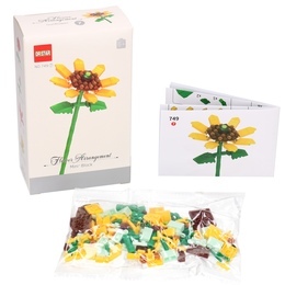 Mini klocki KWIATY FLOWERS różne wzory 1
