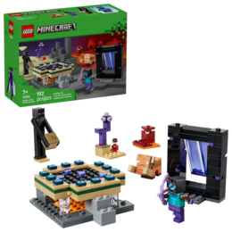 Klocki LEGO MINECRAFT Podróż przez portal Netheru i Kresu 1