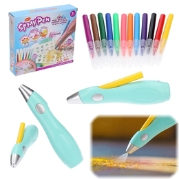 Długopis elektryczny SPRAY PEN airbrush kreatywny zestaw 1