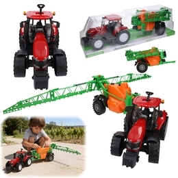 Mega duży traktor z przyczepą - opryskiwacz MAŁY FARMER 1
