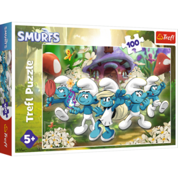 Puzzle 100 Poznaj Smerfy 1