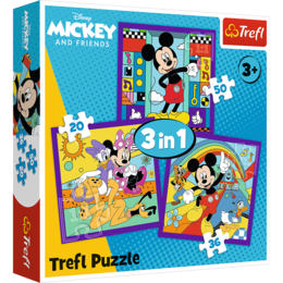 Puzzle 3w1 Miki i jego wesoła ekipa 1